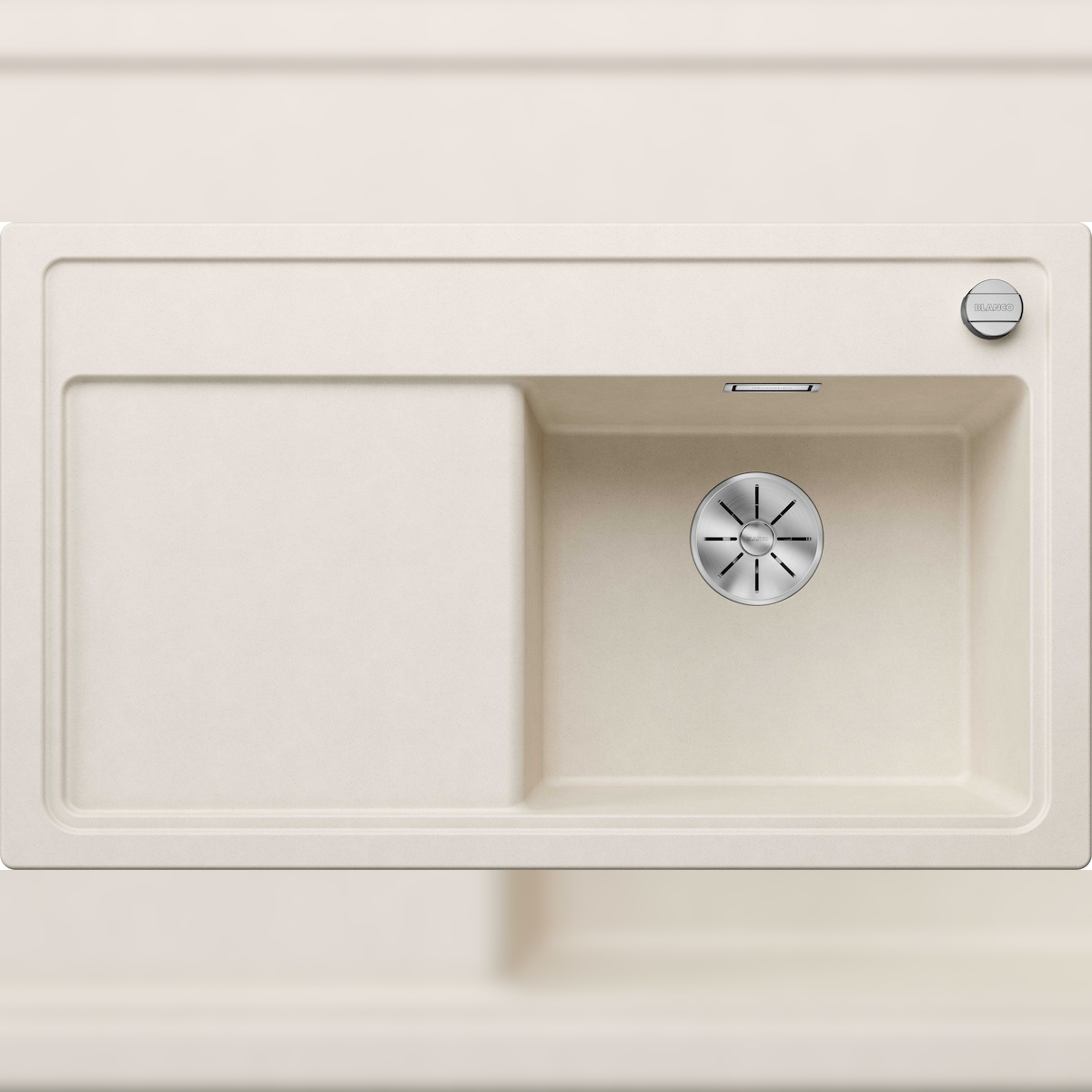 BLANCO GmbH + Co KG BLANCO ZENAR 45 S Einbauspüle SILGRANIT softweiß ab 45 cm Excenter Image