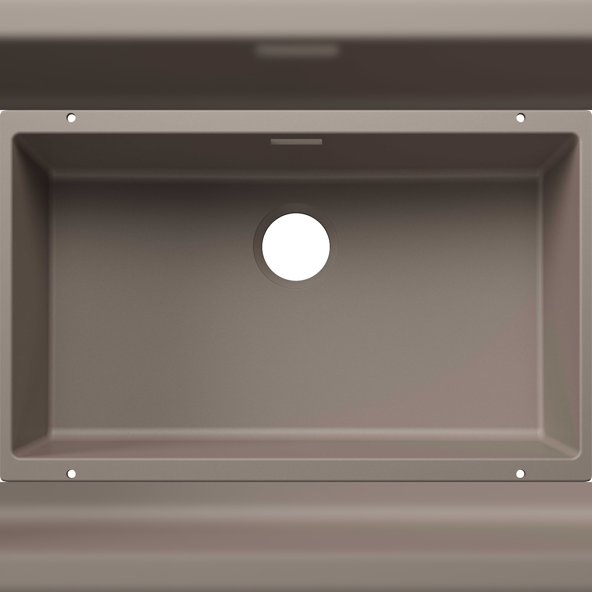 BLANCO GmbH + Co KG BLANCO SUBLINE 700-U Einbauspüle SILGRANIT tartufo ab 80 cm