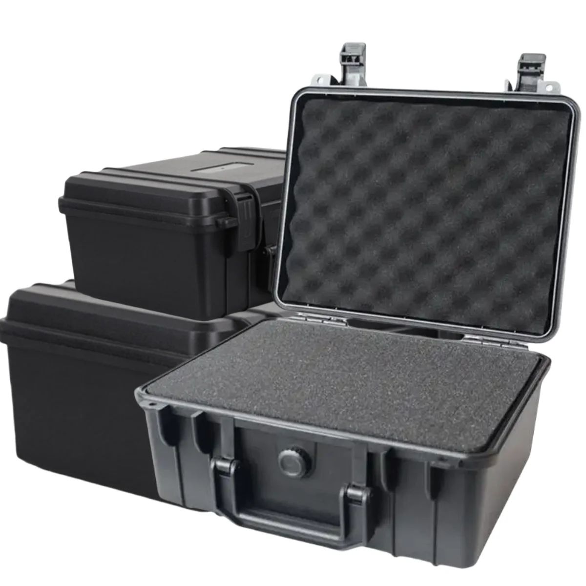 Waterproof Hard Tool Case Organizer Box Impact Resistant Safety Protector Storage For Hardware, Instruments & Gear 11.02 9.45 5.12 In