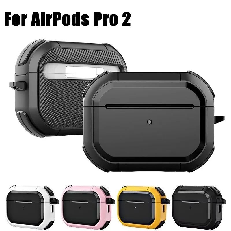 Shockproof Protective AirPods Case With Keychain Clip For AirPods Pro 2 1 And AirPods 1 2 3 brown for Airpods 1 Or 2