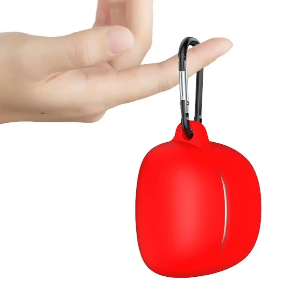 Silicone Shockproof Earphone Case With Anti Drop Protective Cover And Hook For JBL Tune Flex 2 white