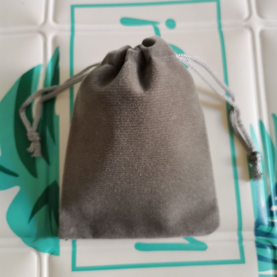 Jewelry Charms Velvet Bags Drawstring Gift Pouches Display Packaging red 9x12cm