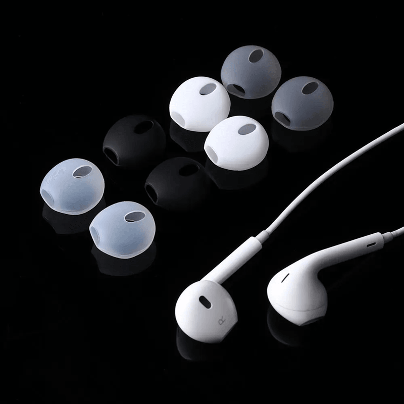 Silicone Earbud Covers And Earphone Protective Sleeves Replacement Pads transparent