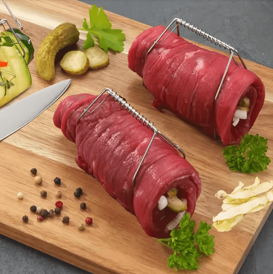 Stainless Steel Vegetable Clamp Tool Multi Grip Cabbage & Leafy Greens Cooking Utensil 10pcs