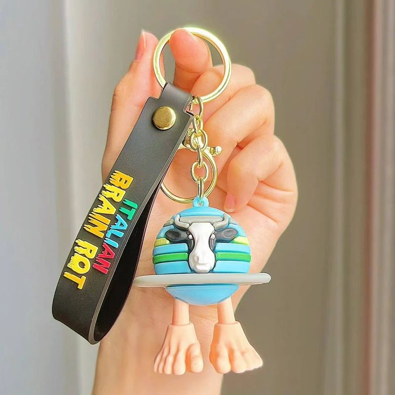 Creative Character Wrist Strap Keychain Pendant Collectible Figurine Bag Charm lirili Larila