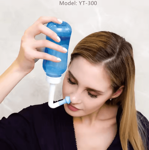 Professional Nose Wash Cleaner Nasal Irrigator Rinse Bottle For Adult Child And Sinus Care 300ml Style2