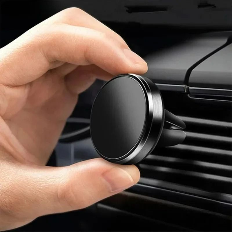 Universal Magnetic Air Vent Car Phone Holder gold