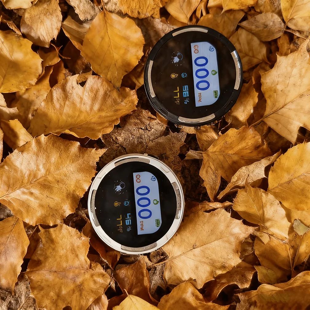 Portable Carbon Monoxide Detector Alarm For Camping & Home CO Leak Sensor With Loud Alert For RV, Tent, Garage Safety white