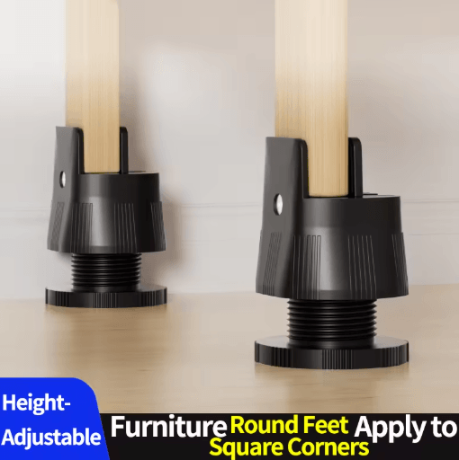 Adjustable Splint Type Furniture Protection Pads Moisture Proof Shock Absorbing Leg Covers adjustable Apricot 4pcs