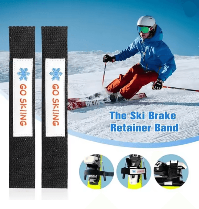 Ski Binding Brake Retainer Straps Adjustable Ski Retainers Set Of 6 b