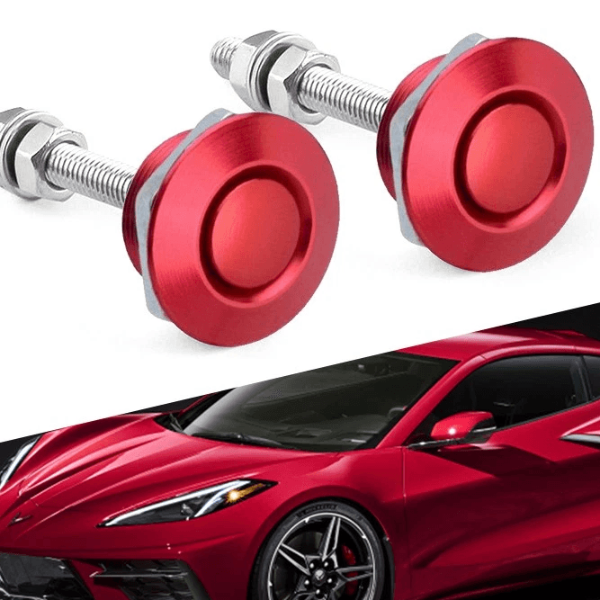 Quick Release Hood, Universal Push Button, Car Bumper Latch, Bonnet Pins Lock Clip Quick Release Hood, Universal Push Button, Car Bumper Latch, Bonnet Pins Lock Clip