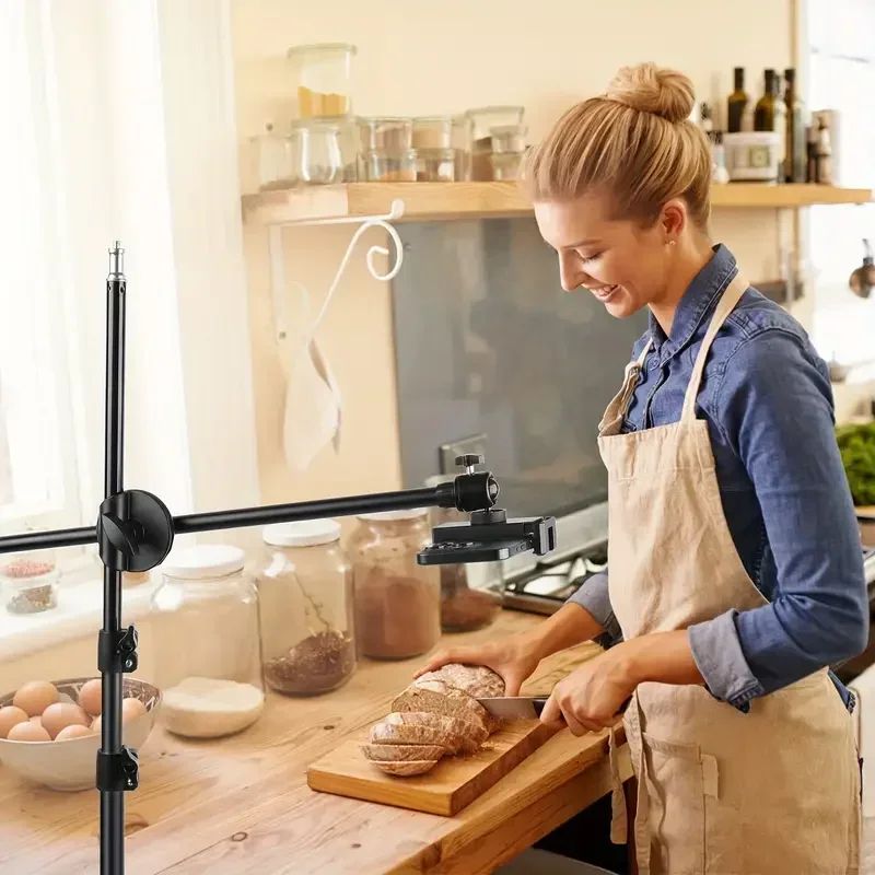 ProStudio Horizontal Tripod & Phone Tripod Stand Adjustable Overhead Filming Rig For Smartphones ProStudio Horizontal Tripod & Phone Tripod Stand Adjustable Overhead Filming Rig For Smartphones