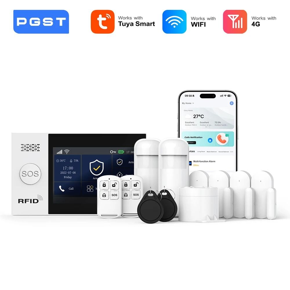 PGST PG 107 4G Wireless Home Security Alarm System e eu
