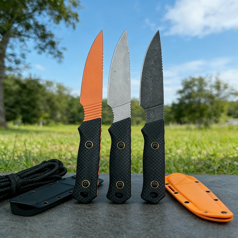 Tactical High Hardness Outdoor Cutting Tool, Camping EDC Utility Cutter, Wilderness Adventure Daily Cutting Tool orange