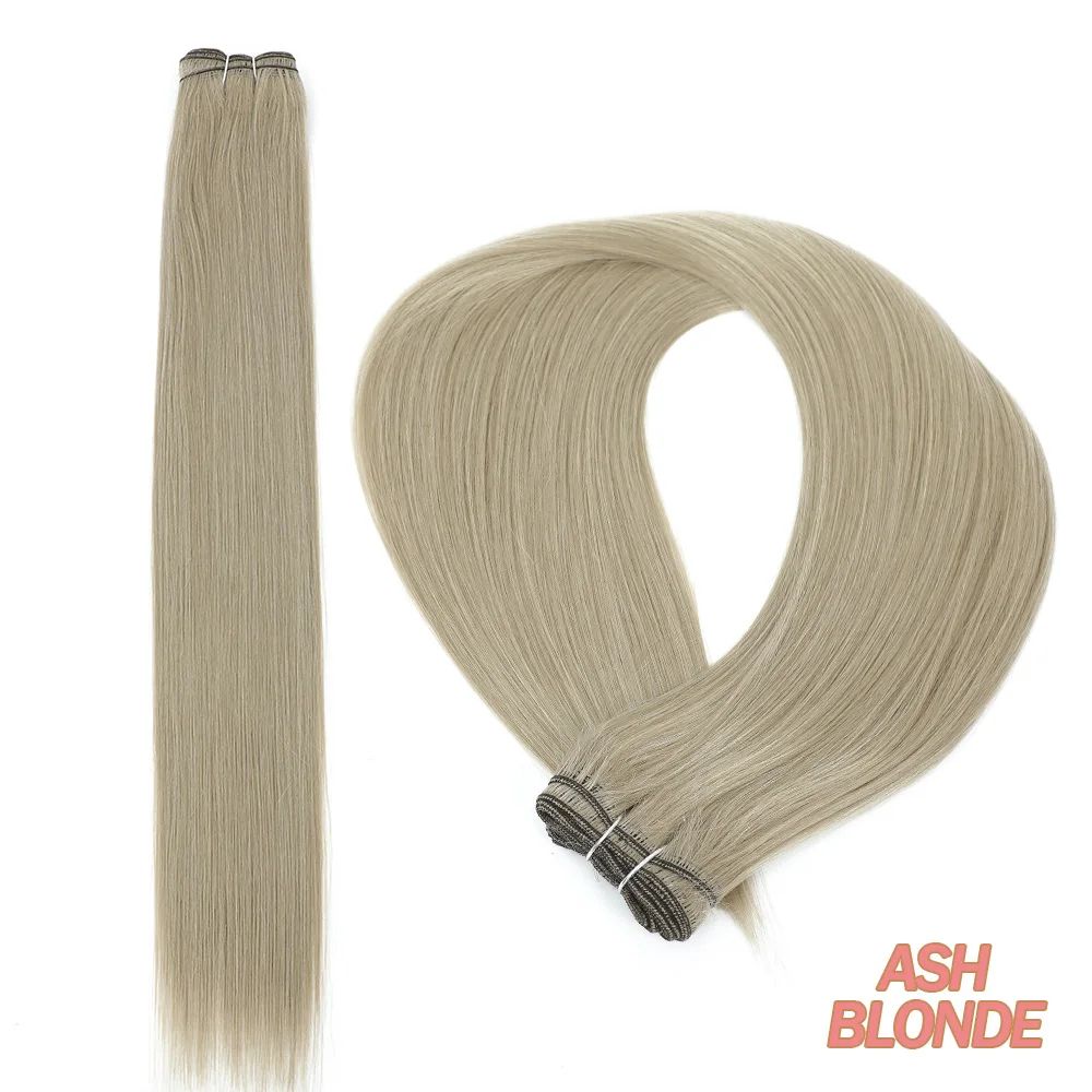 32 Inch Ombre Straight Synthetic Hair Bundles, 200g Heat Style Weft Extensions (Highlights & Grey Options) blg001 26inches