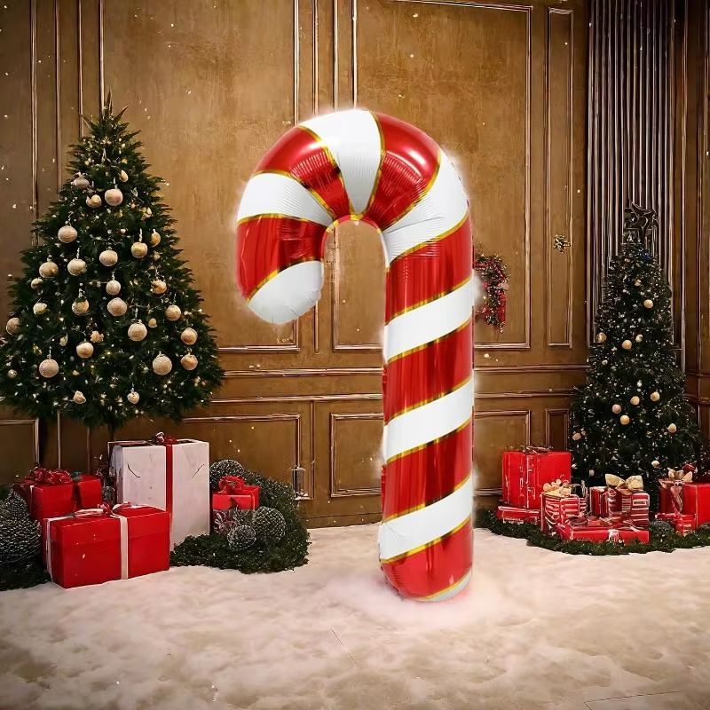 33 Inch Christmas Candy Cane Balloon Set Of 2 For Holiday Party Decor 33 Inch Christmas Candy Cane Balloon Set Of 2 For Holiday Party Decor