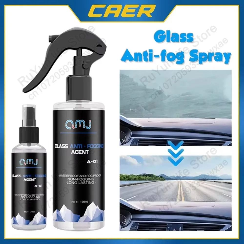 Car Anti Fog Spray Glass Defogger For Windows Mirrors And Windshields 30 Ml