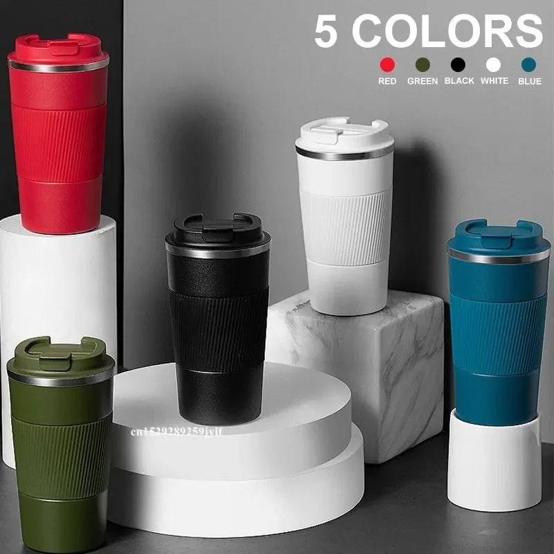 Stainless Steel Insulated Travel Mug Thermal Coffee Cup For Car And Daily Use green 510 Ml