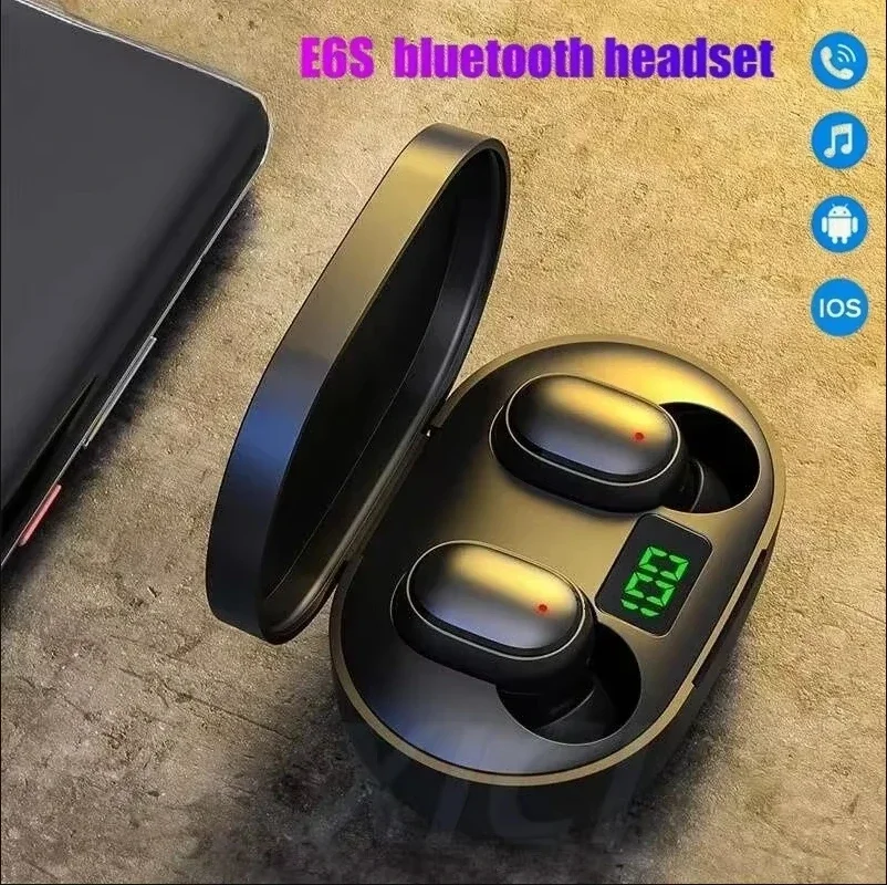 Bluetooth Earphones Wireless Bluetooth Headset, Noise Cancelling Headsets With Microphone white