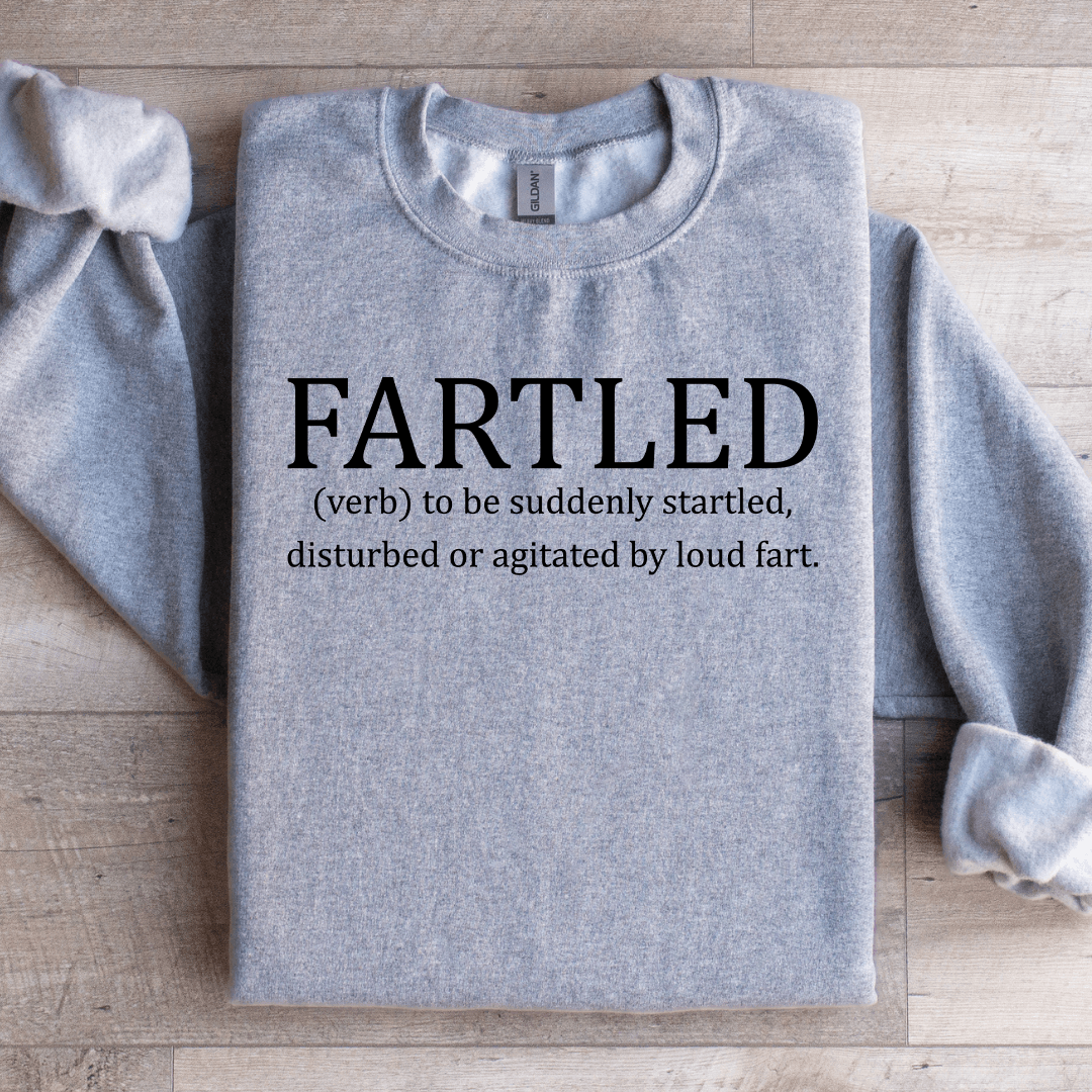 Fartled To Be Suddenly Startled Sweatshirt XL Sand