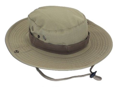 Wide Brim Sun Hat UV Protection Bucket Cap, Outdoor Hiking Camping Fishing Safari Hat For Men boonie Khaki Camo