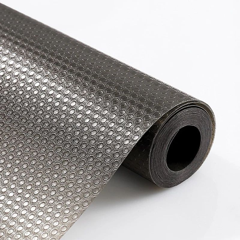 Non Slip Waterproof Drawer & Cabinet Liner Roll (EVA), Oil Proof Shelf Mat, 11.8 17.7 23.6 X 59.1 In transparent Black 17.72 59.06 In