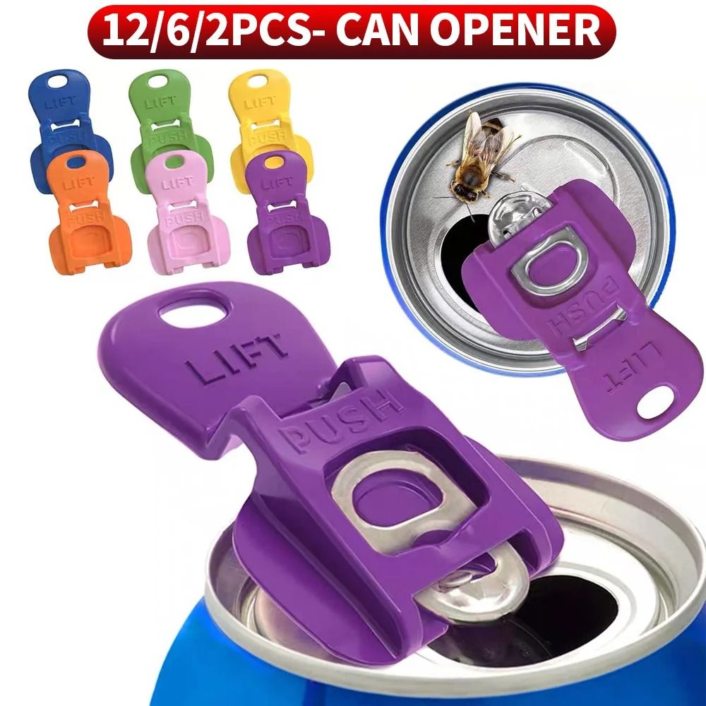 Commercial Grade Beverage & Beer Can Opener Durable Manual Lift & Push Tool 12 Pcs Set