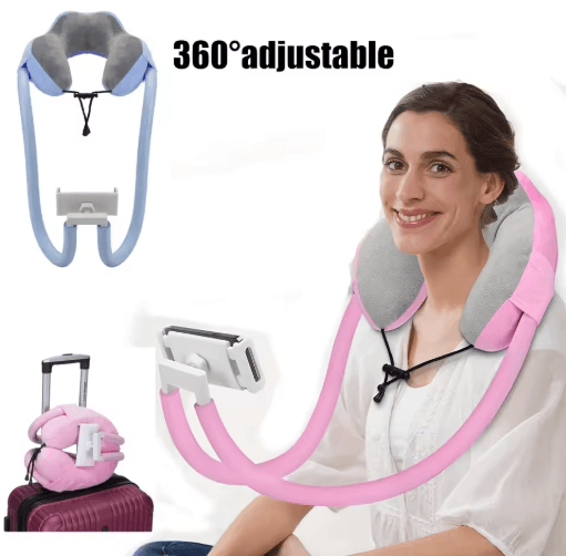 Universal Flexible Mobile Phone Holder Adjustable Lazy Bracket For Bed Desk And Home Use pink