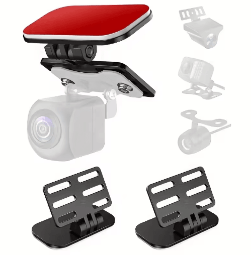 Rearview Camera Mount For SUV And Automobiles Lightweight 180 Adjustable Bracket With Self Adhesive Install set