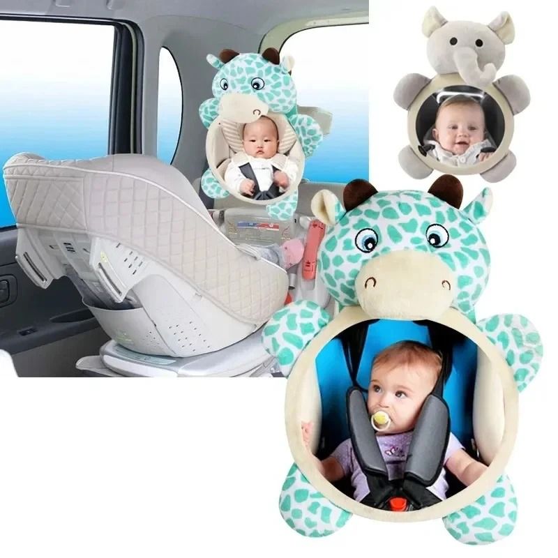 Wide View Shatterproof Rear Facing Baby Car Mirror a