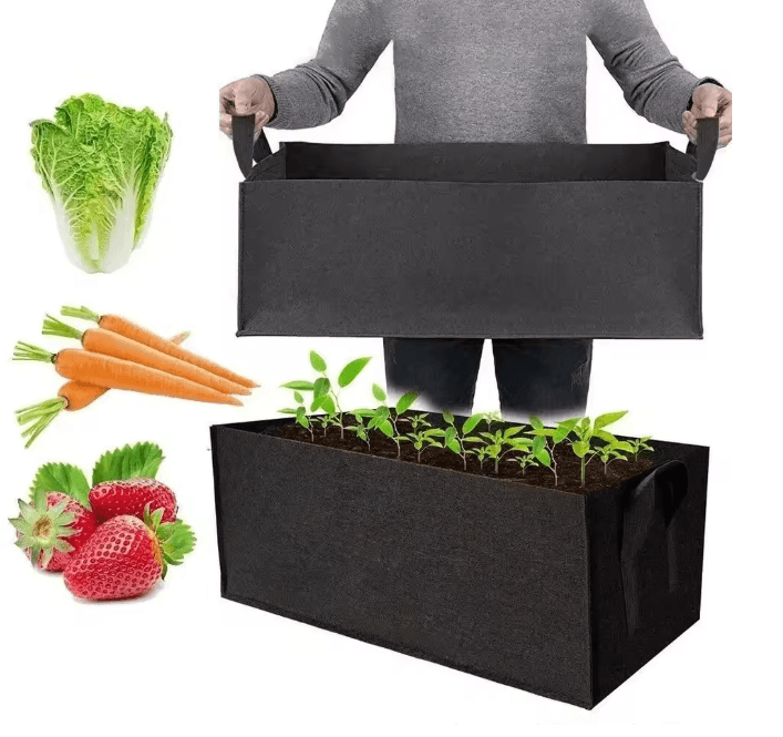 SquareGrow Fabric Grow Bag For Vegetables And Herbs c