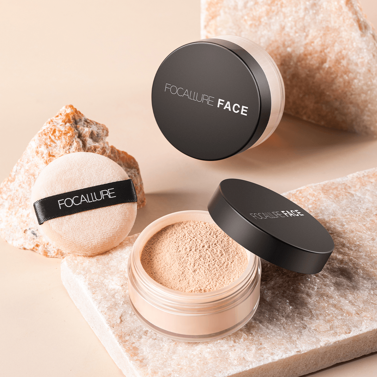 Invisible Finish Loose Powder Translucent Natural Soft Face Makeup Oil Control Setting Powder d
