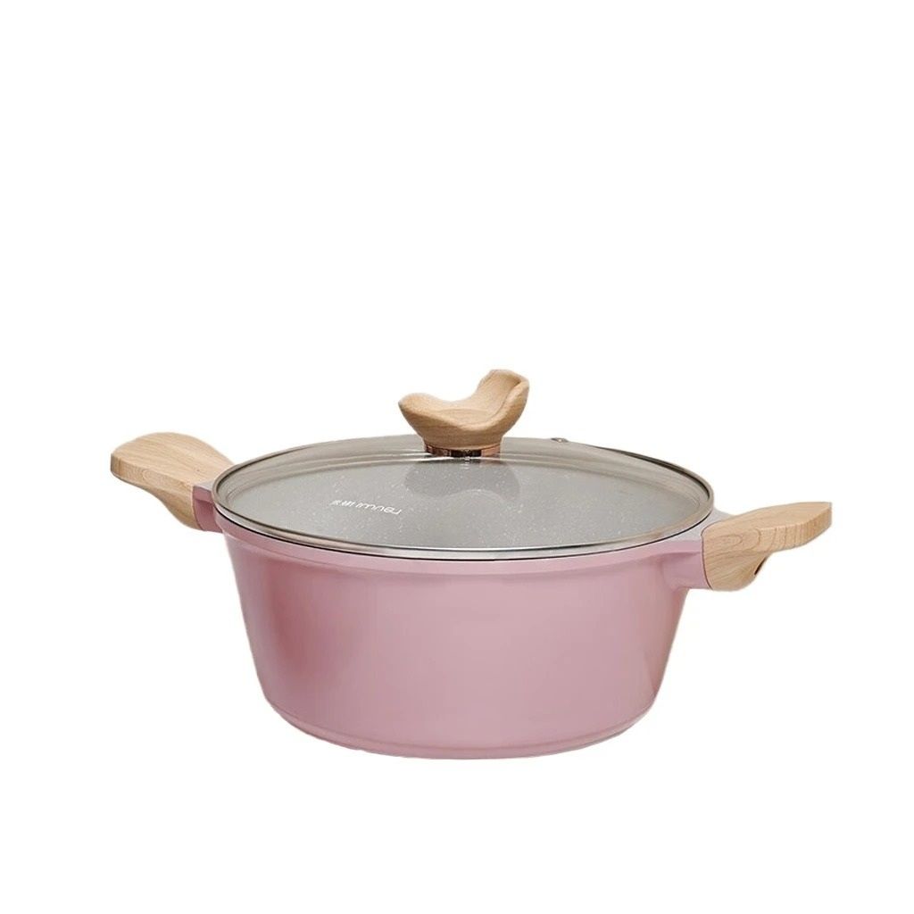 Hugging Large Capacity Stock Pot white