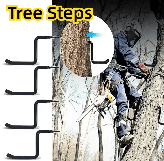 Heavy Duty Screw In Tree Steps For Hunting Tree Stand Climbing c