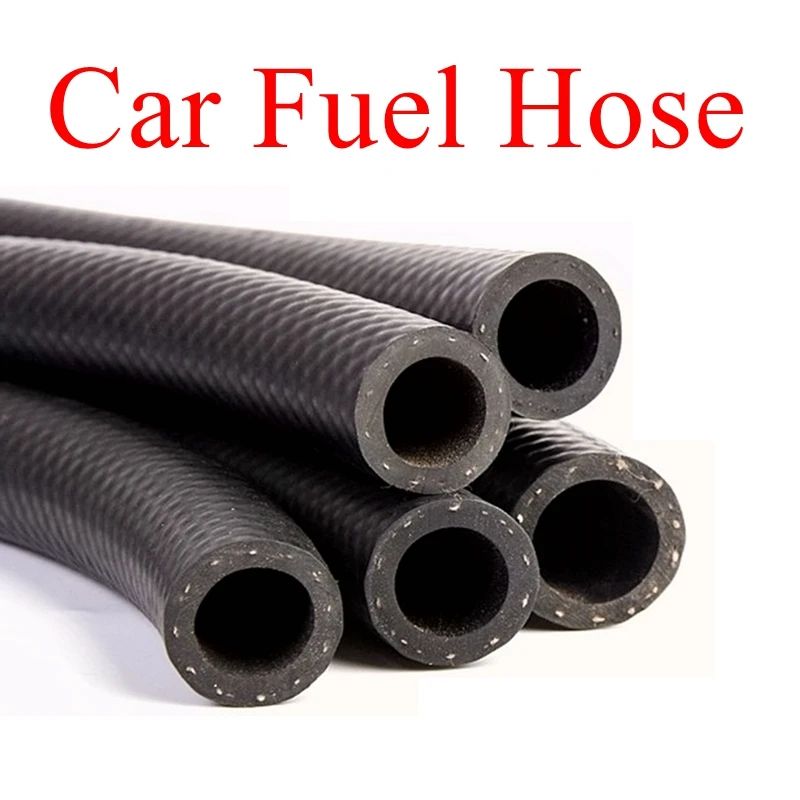 Multi Size Rubber Car Fuel Hose 1m Or 3m Oil Resistant Fuel Line Hose For Transfer And Repairs id6 Od12 1m