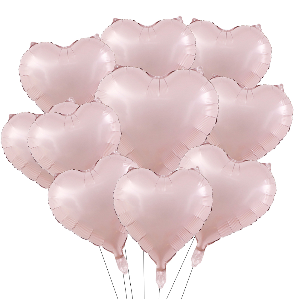 Heart Shaped Pink Sage Green Balloon For Valentine's Day, Wedding Anniversary, Birthday Party Decor blue
