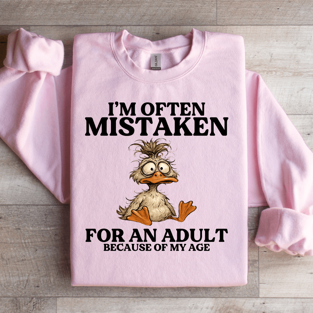 I'm Often Mistaken Sweatshirt S Black