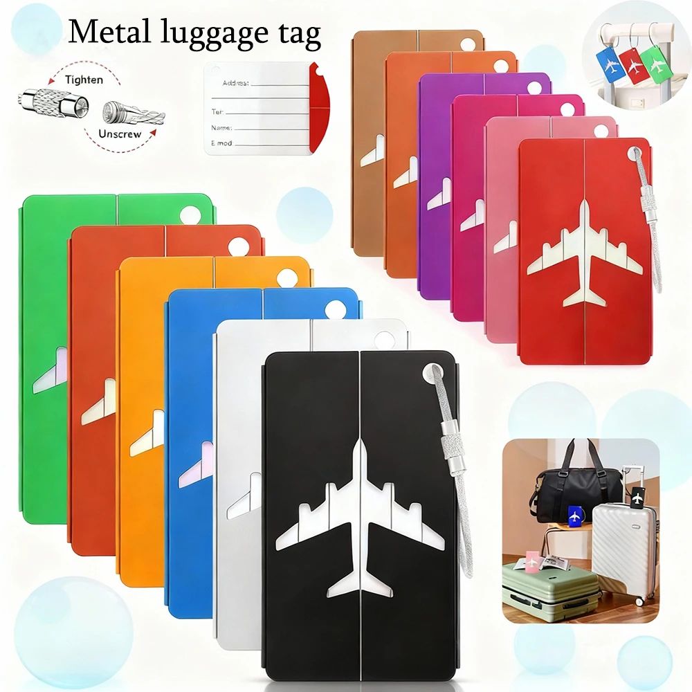 Aluminum Alloy Luggage Tag 5pcs