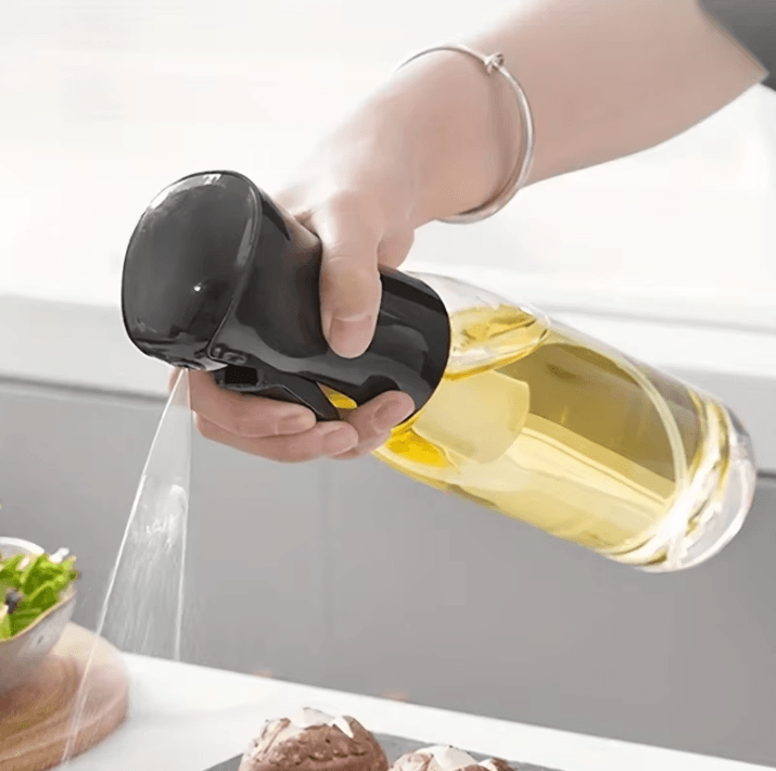 200 300 500ml Oil Spray Bottle Olive Oil Dispenser For Kitchen Cooking 2pcs 300ml White