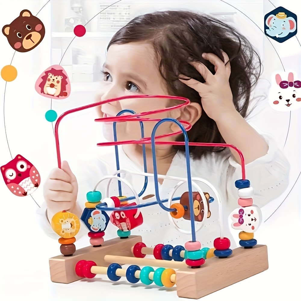 Toys For Toddlers To Figure Out And Learn About The World, Puzzles Wrapped In Beads, Baby Toys For Infants Toys For Toddlers To Figure Out And Learn About The World, Puzzles Wrapped In Beads, Baby Toys For Infants