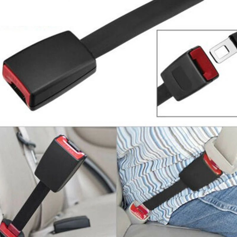 Car Seat Belt Extender Buckle Accessory 25cm 2pcs