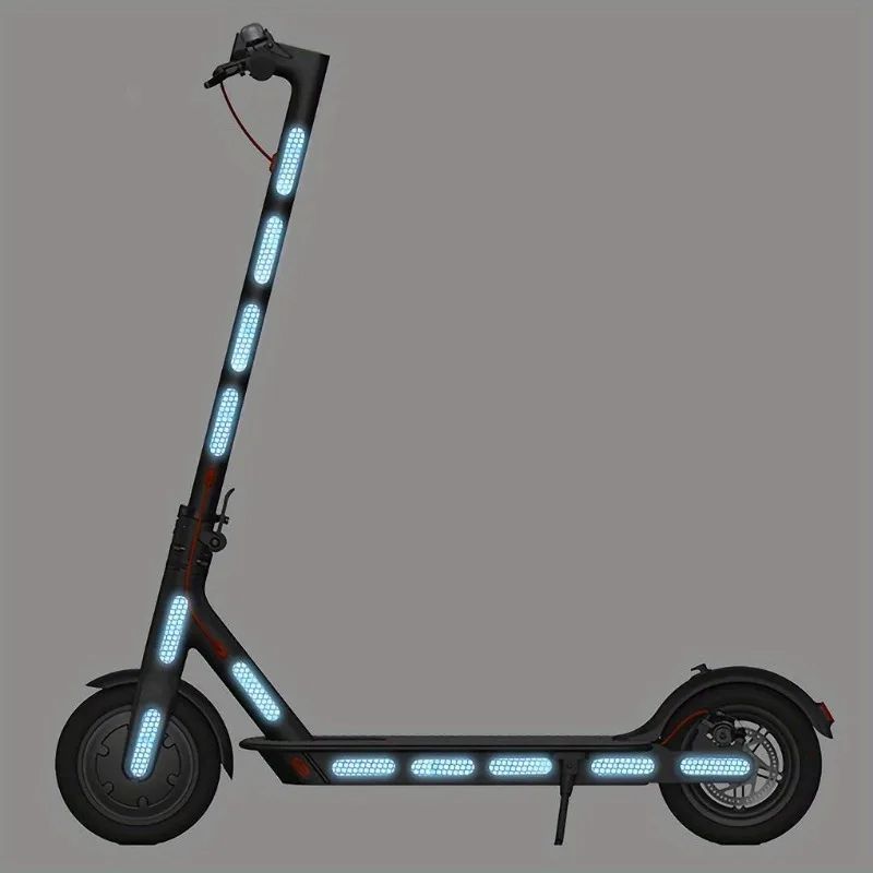 Reflective Safety Stickers For Electric Scooters blue