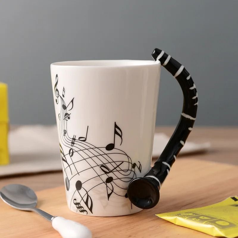 Novelty Music Note Ceramic Coffee Mugs style 5