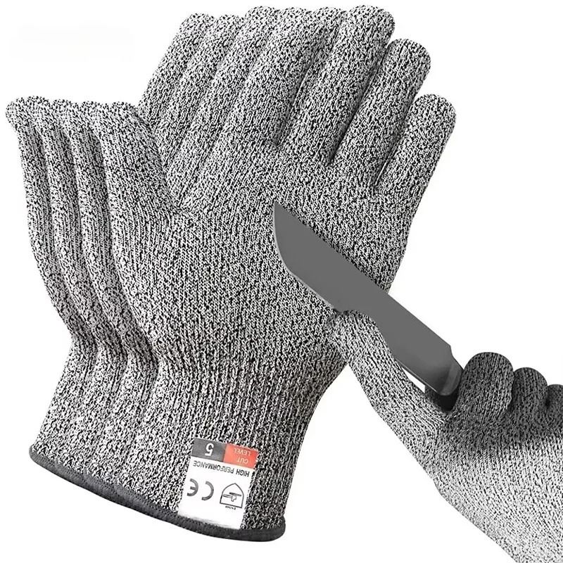Professional Level 5 Cut Resistant Safety Gloves With Stainless Steel Wire Reinforcement xl