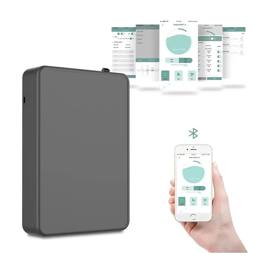 Bluetooth Smart Wall Mounted Aroma Diffuser Scent Machine For Home ov 5 Without Plug Grey