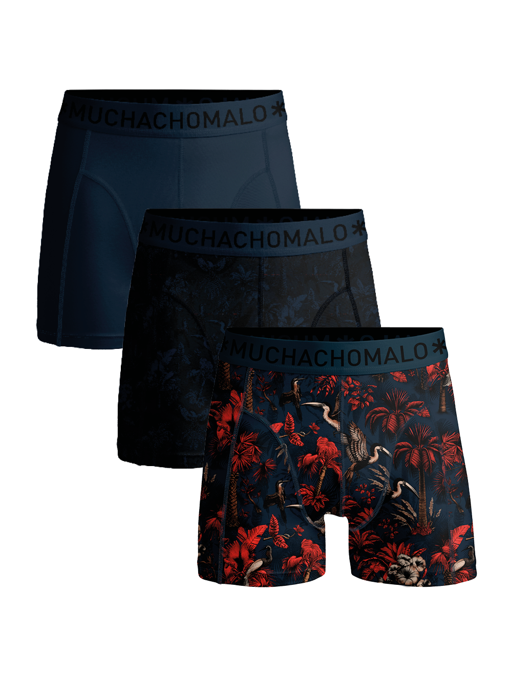 Muchachomalo Herren Boxer Shorts - 3er Pack - Herren Unterwäsche Image
