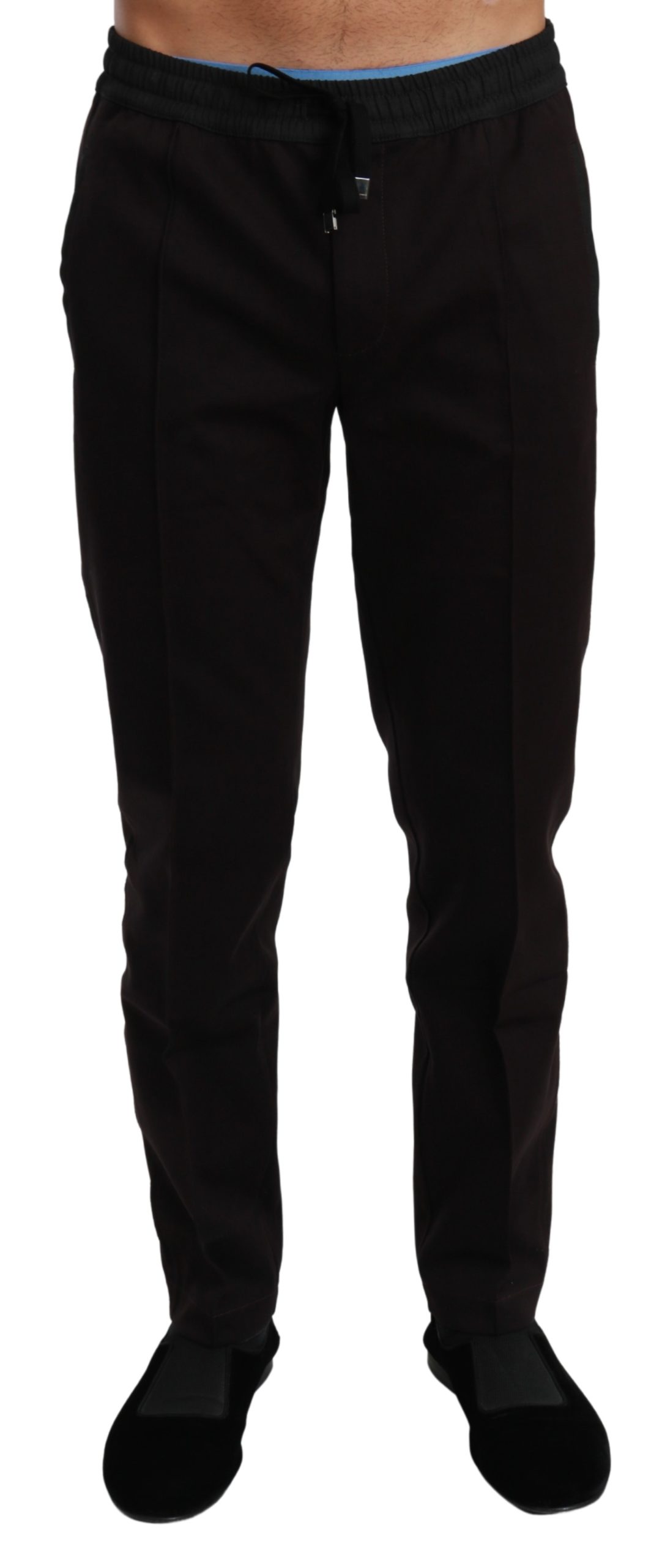 Dolce & Gabbana Lila Lässige Baumwollhose