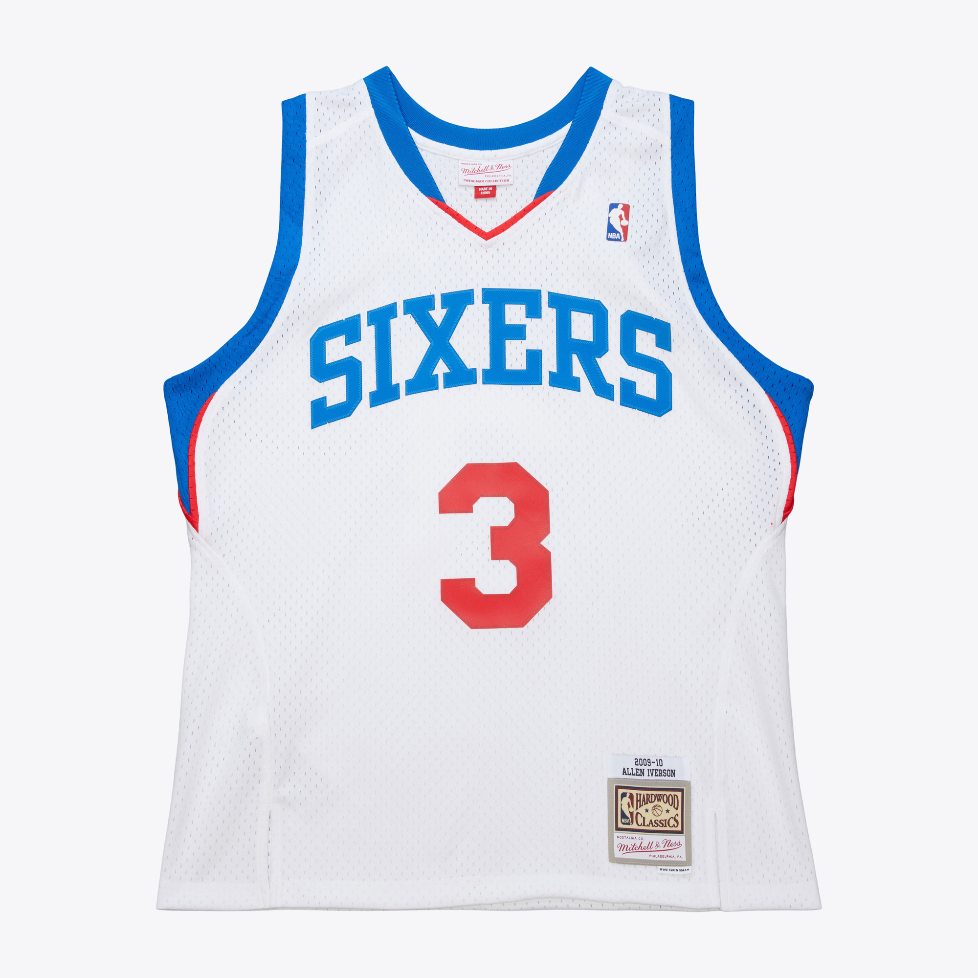 Philadelphia 76ers Mitchell & Ness Swingman-Trikot 2009 Allen Iverson Image