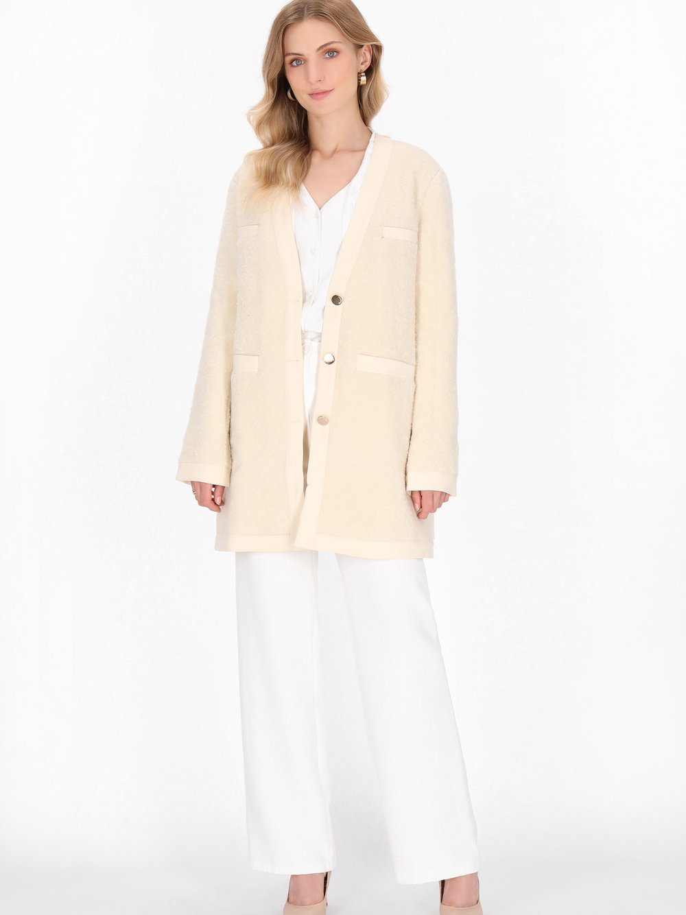 Dreimaster Blazer Damen weiß, L Image