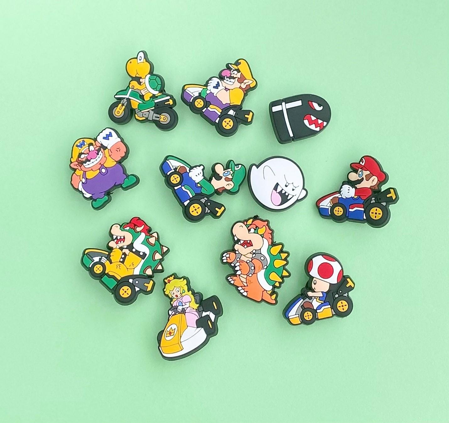 Ciondoli per scarpe di Mario Kart / Ciondoli per scarpe di Mario e della Principessa Peach / Ciondoli per scarpe per bambini / Ciondoli per scarpe per